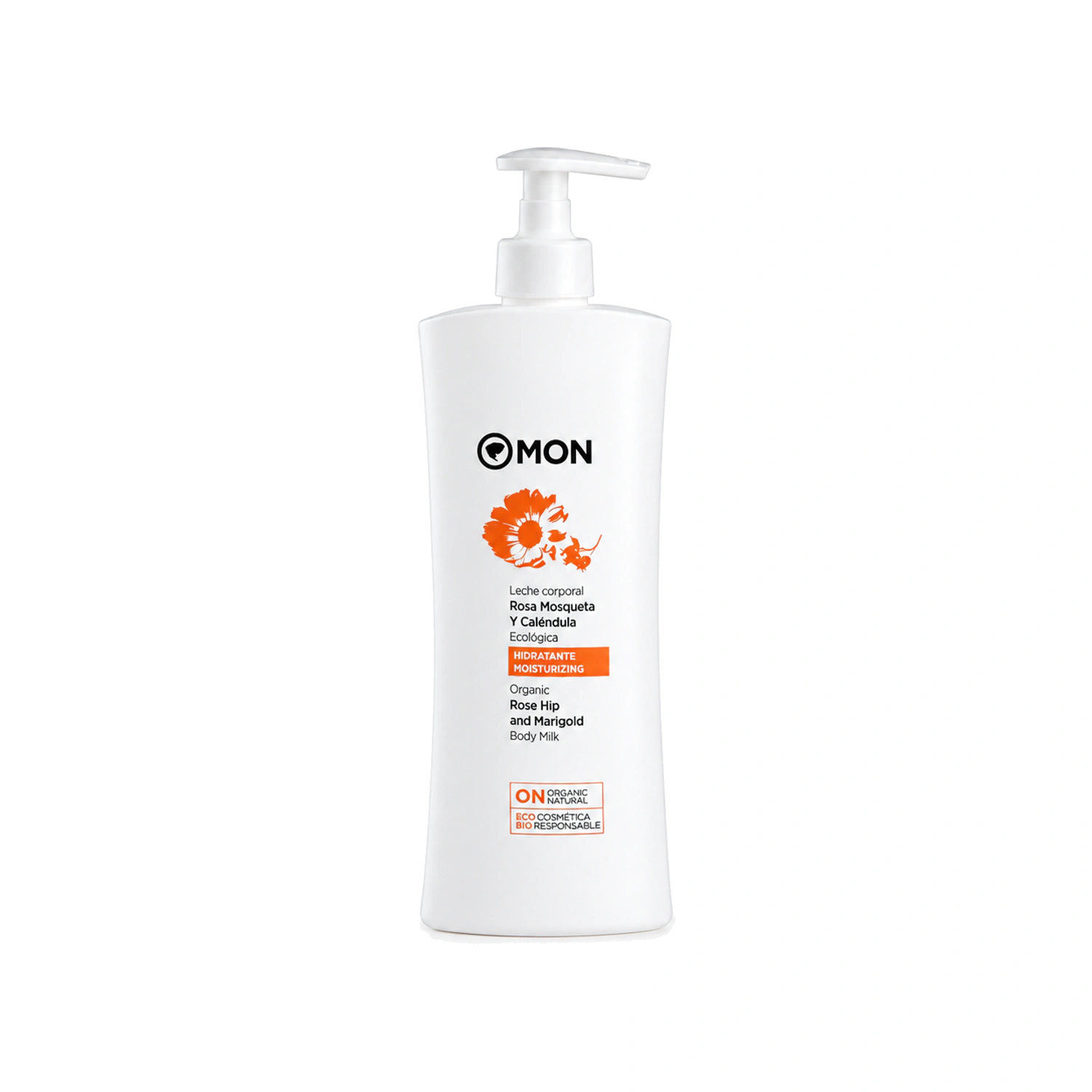 Leche corporal de rosa mosqueta y caléndula 500 ml Mon
