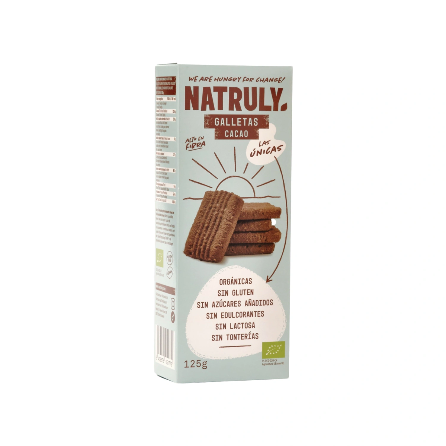 Galletas de cacao Bio 125 g Natruly