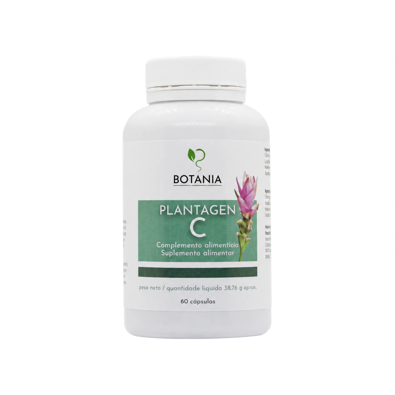 [VB000040] Plantagen C cúrcuma 60 cápsulas Botania