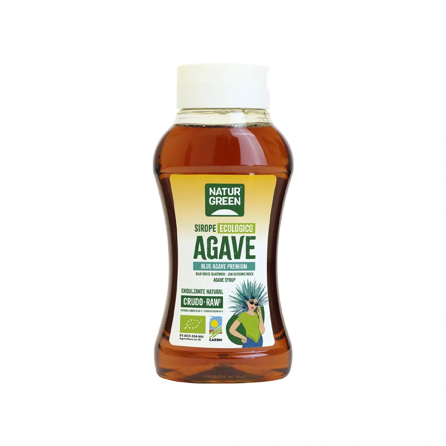 Sirope de agave crudo Bio 500 ml NaturGreen
