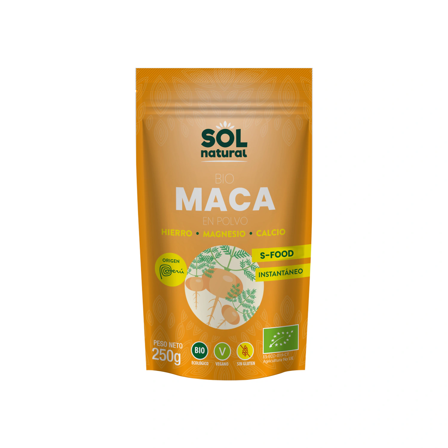 Maca en polvo Bio 250 g Sol Natural