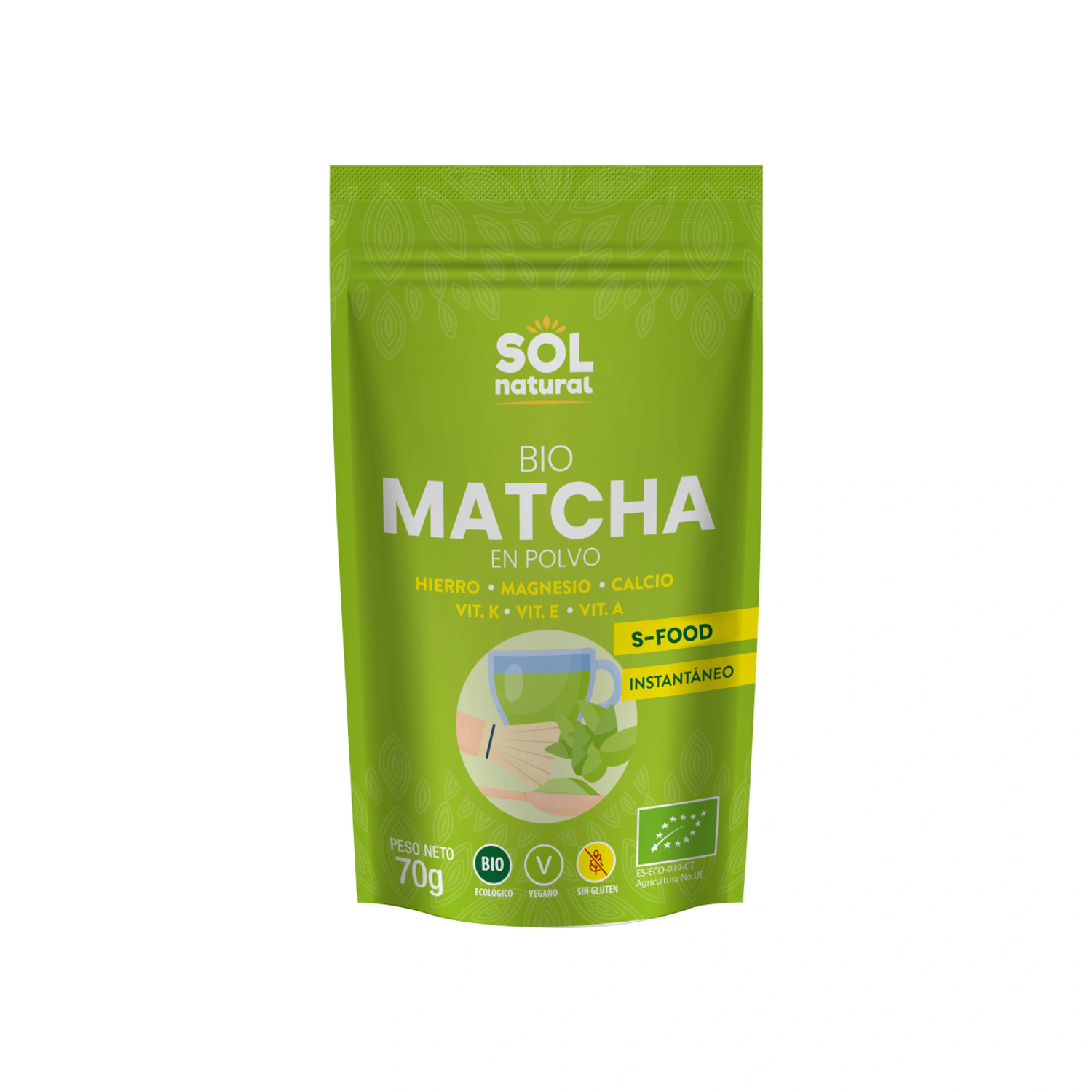 Matcha en polvo Bio 70 g Sol Natural