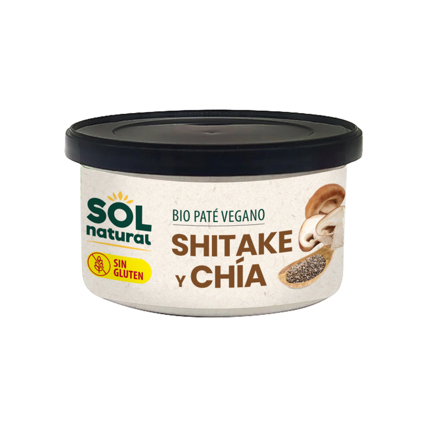 Paté de shiitake y chía Bio 125 g Sol Natural