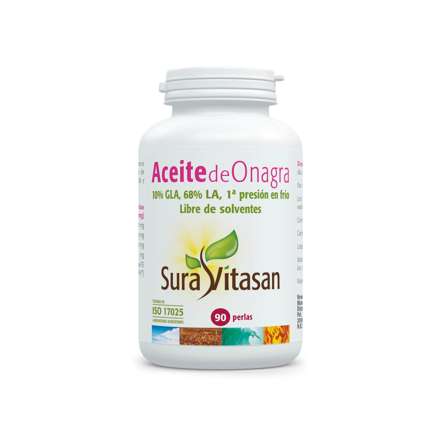 Aceite de Onagra 500 mg 90 perlas Sura Vitasan