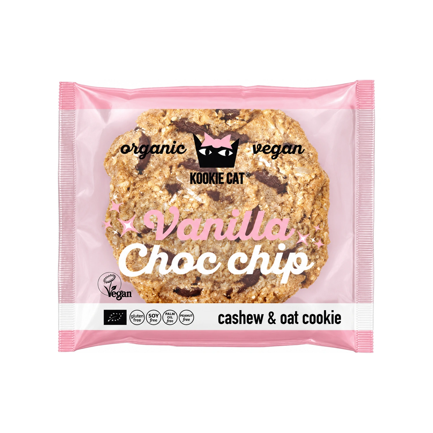 [VB000982] Galleta vainilla y chips de chocolate Bio 50 g Kookie Cat