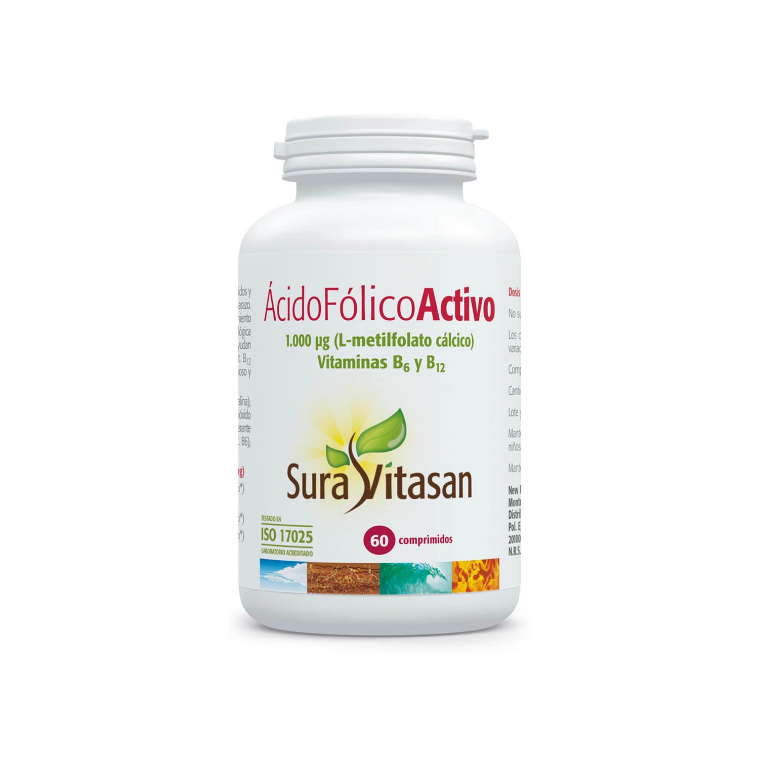 [VB000046] Ácido Fólico Activo 60 comprimidos Sura Vitasan