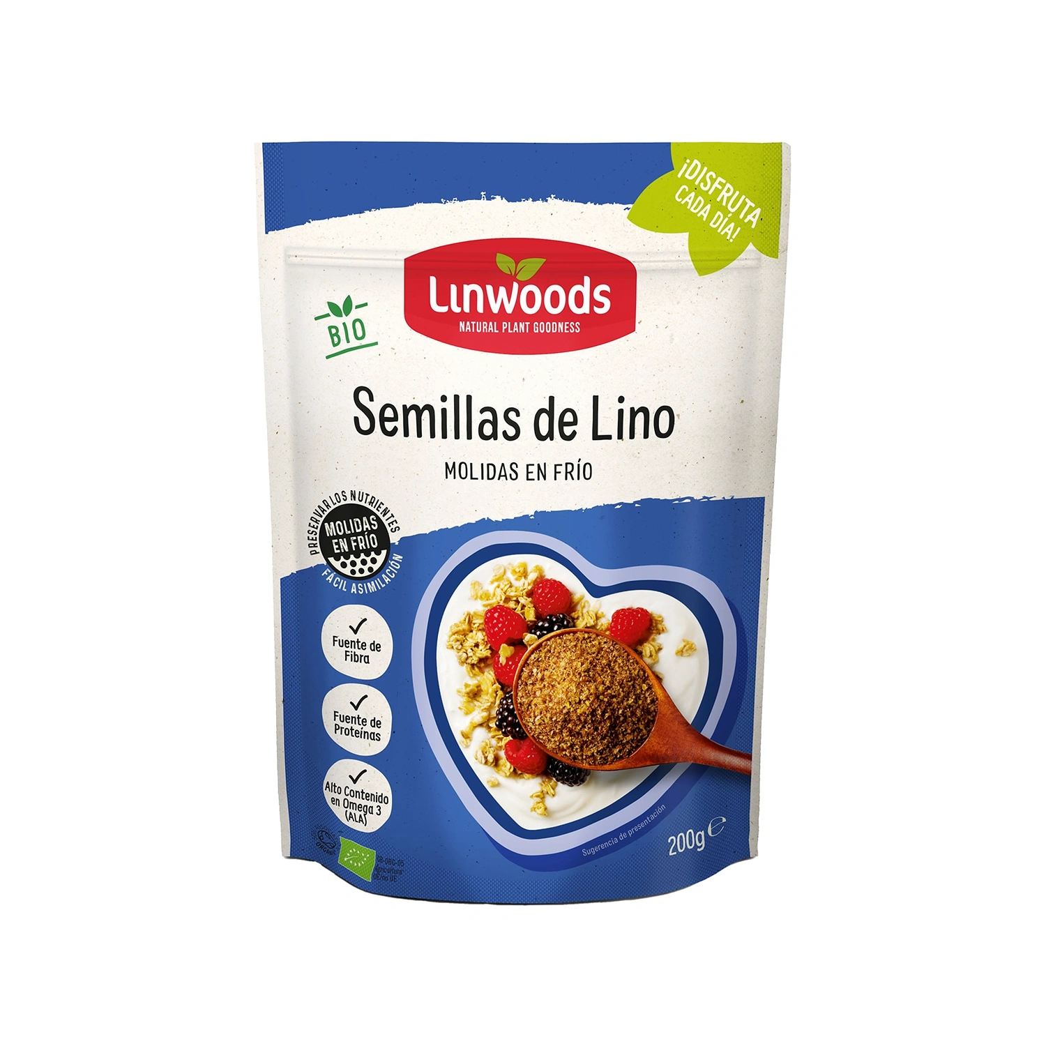 [VB000989] Semillas de lino molidas Bio 200 g Linwoods