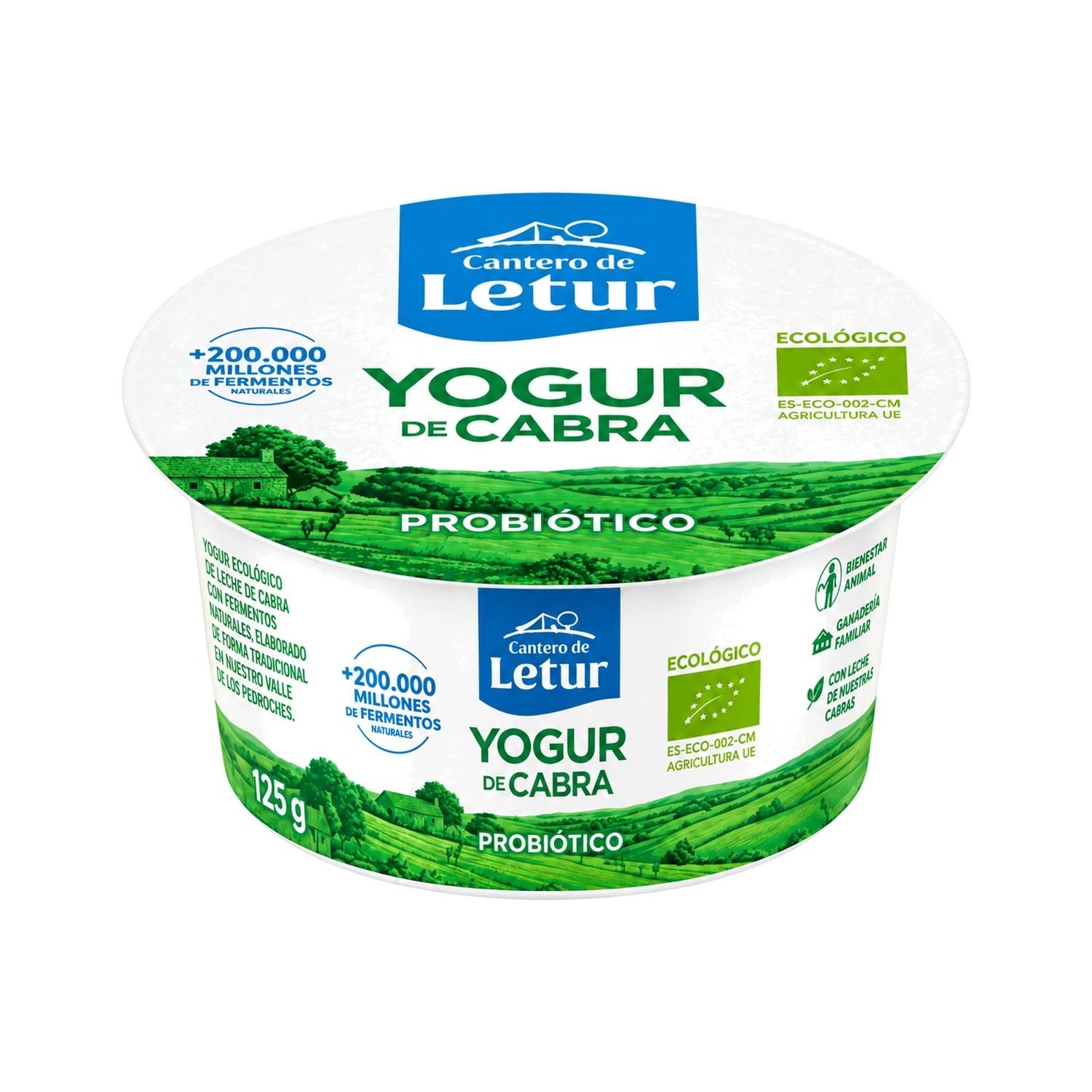 [VB001000] Yogur de cabra Bio 125 g Cantero de Letur