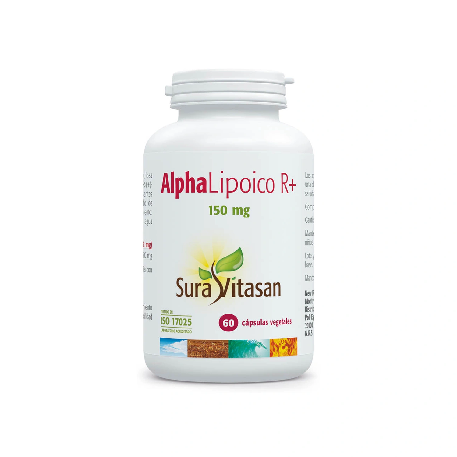 Alpha Lipoico R+ 150 mg 60 cápsulas Sura Vitasan