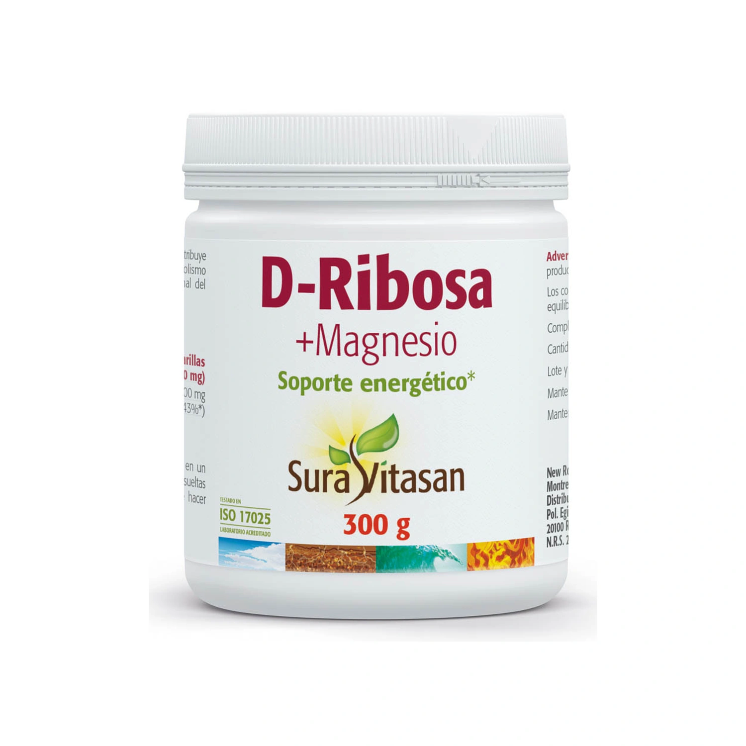 D-Ribosa + Magnesio 300 g Sura Vitasan