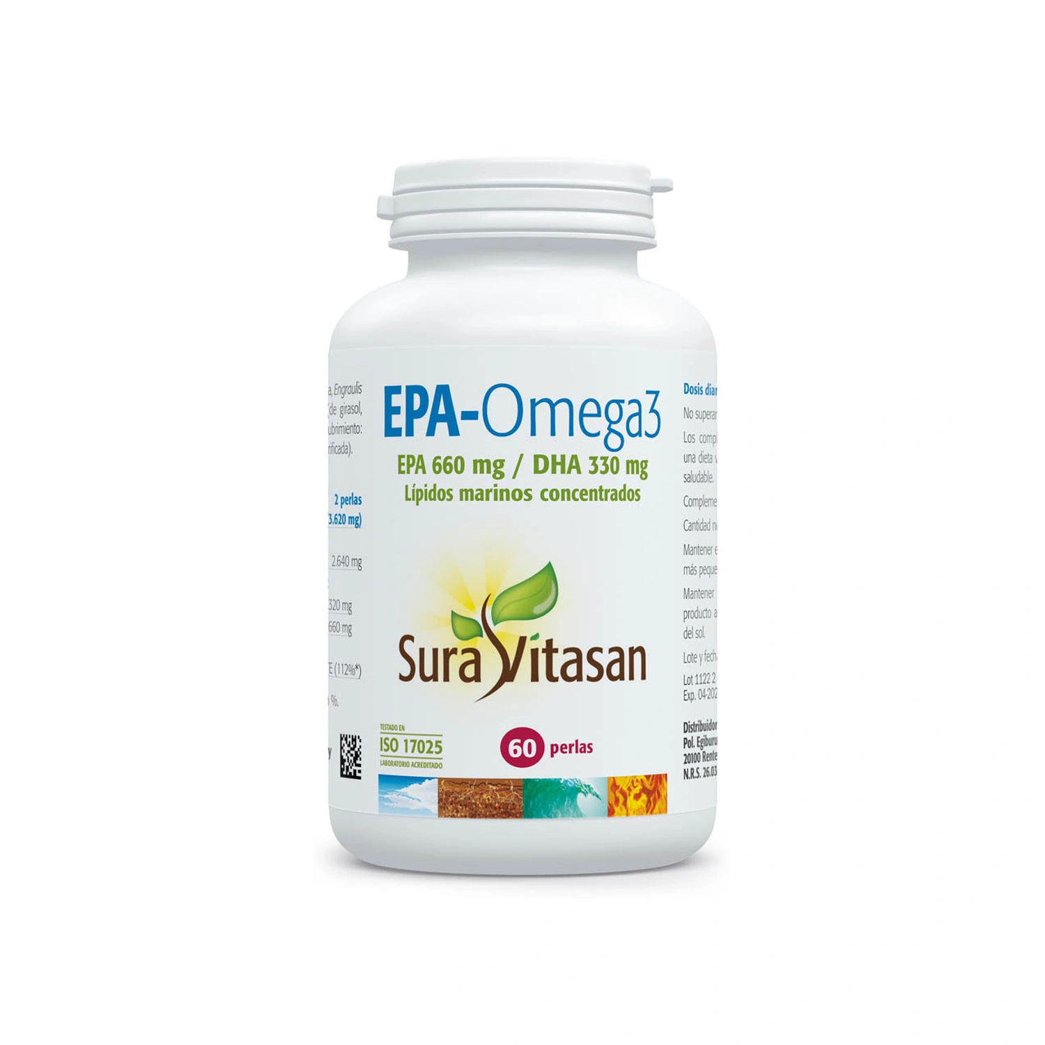 EPA-Omega 3 1414 mg 60 perlas Sura Vitasan