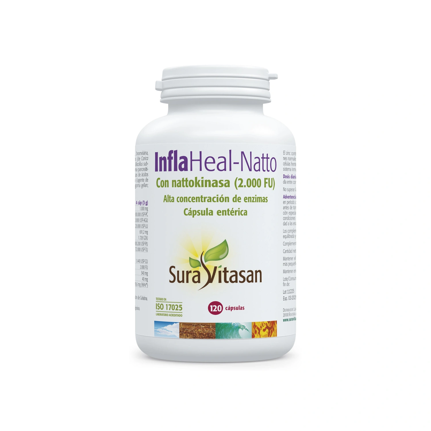 Infla-Heal Natto 120 cápsulas Sura Vitasan