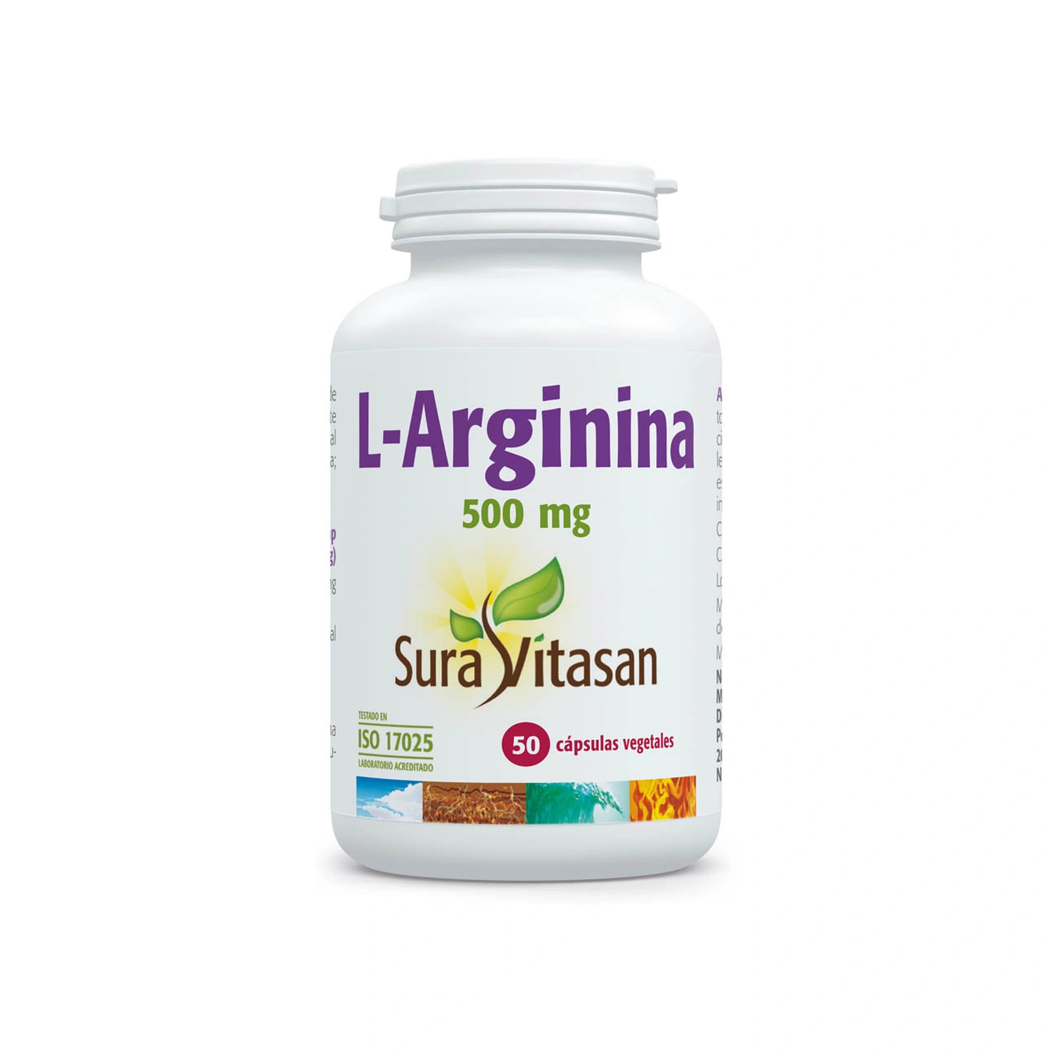 L-Arginina 500 mg 50 cápsulas Sura Vitasan