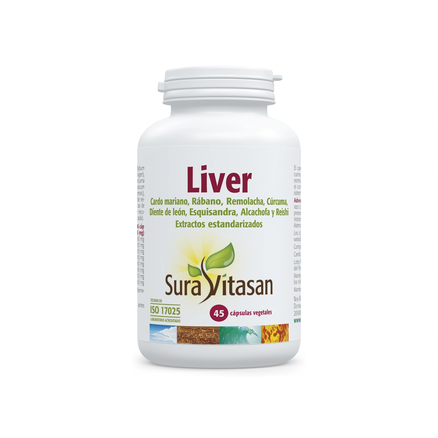 Liver 650 mg 45 cápsulas Sura Vitasan