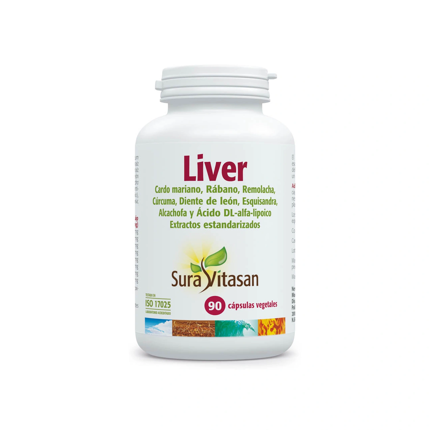 Liver 650 mg 90 cápsulas Sura Vitasan