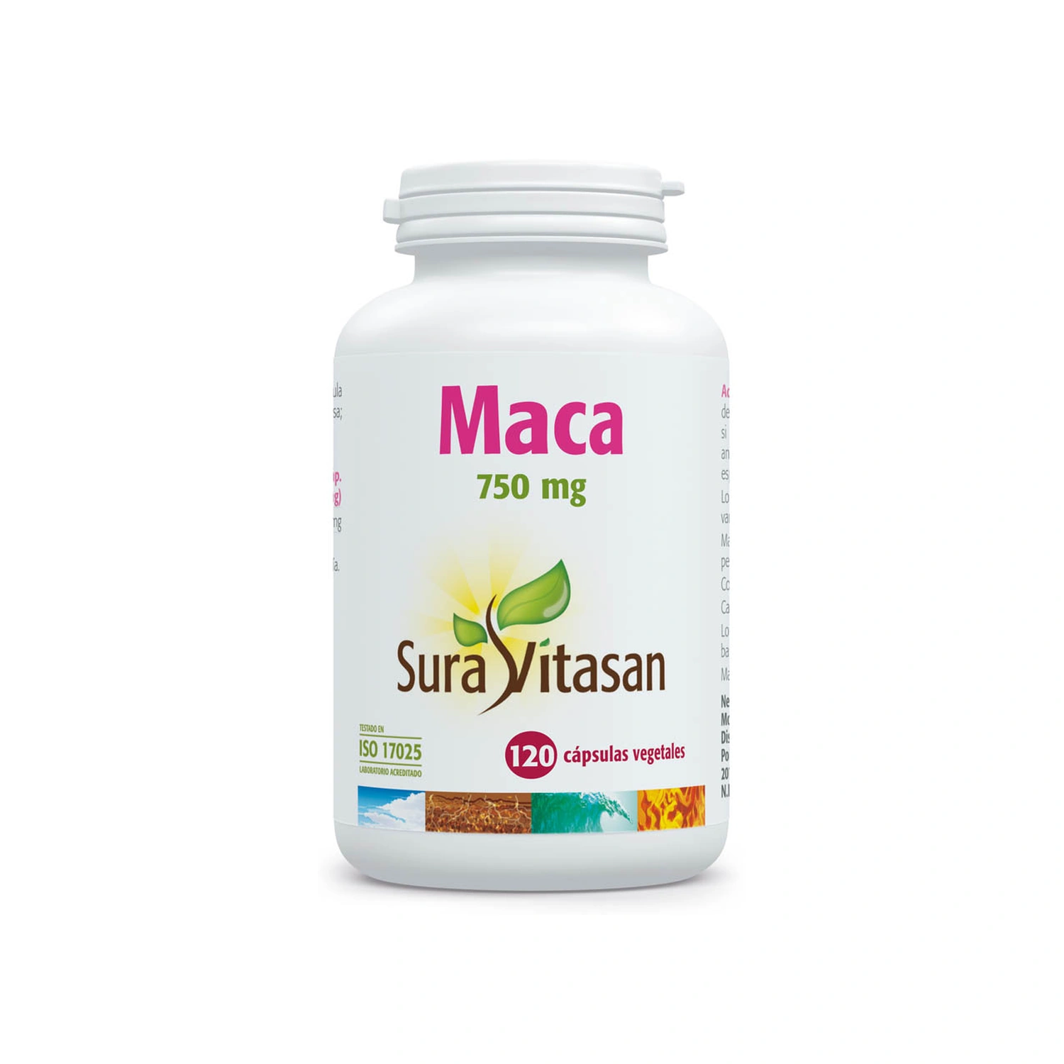 Maca 750 mg 120 cápsulas Sura Vitasan