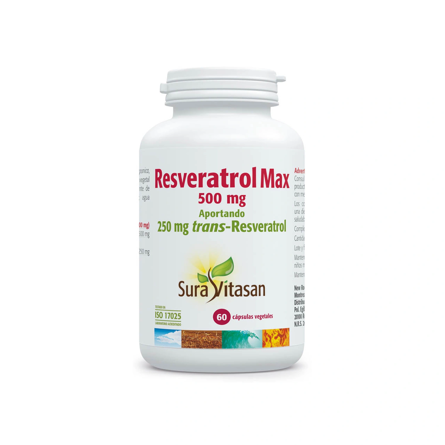Resveratrol Max 60 cápsulas Sura Vitasan