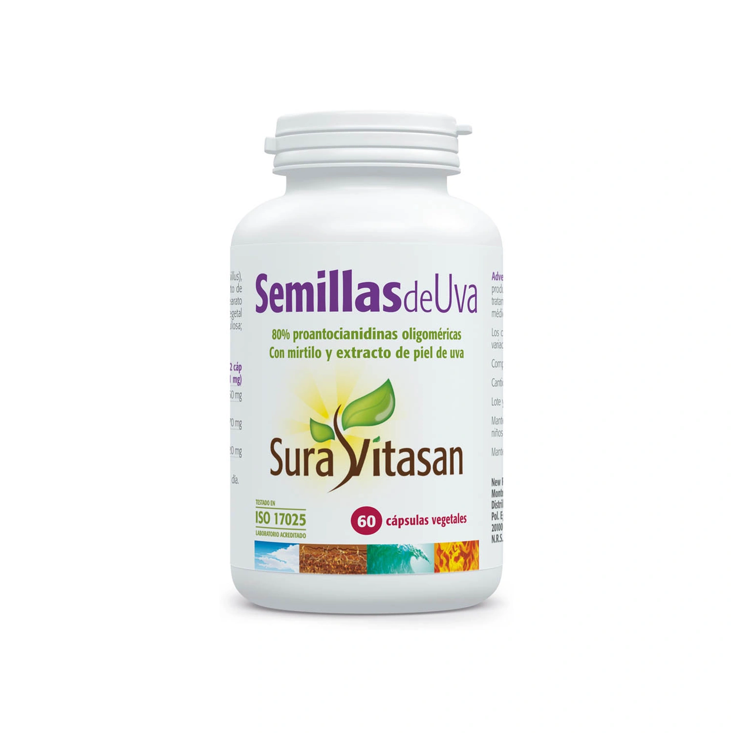 [VB000197] Semillas de Uva O.P.C 60 cápsulas Sura Vitasan