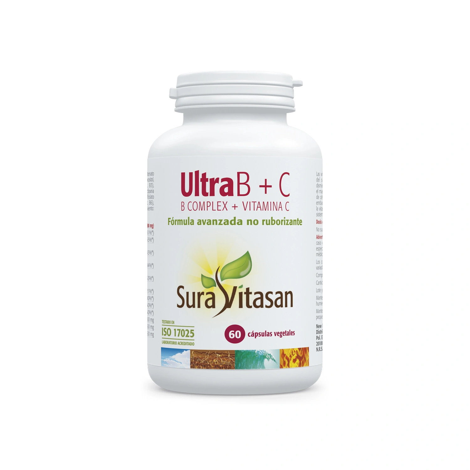 [VB000204] Ultra B Complex + C 60 cápsulas Sura Vitasan