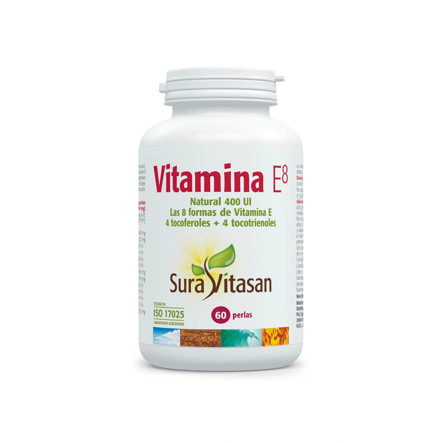 [VB000212] Vitamin E8 400 UI 60 perlas Sura Vitasan