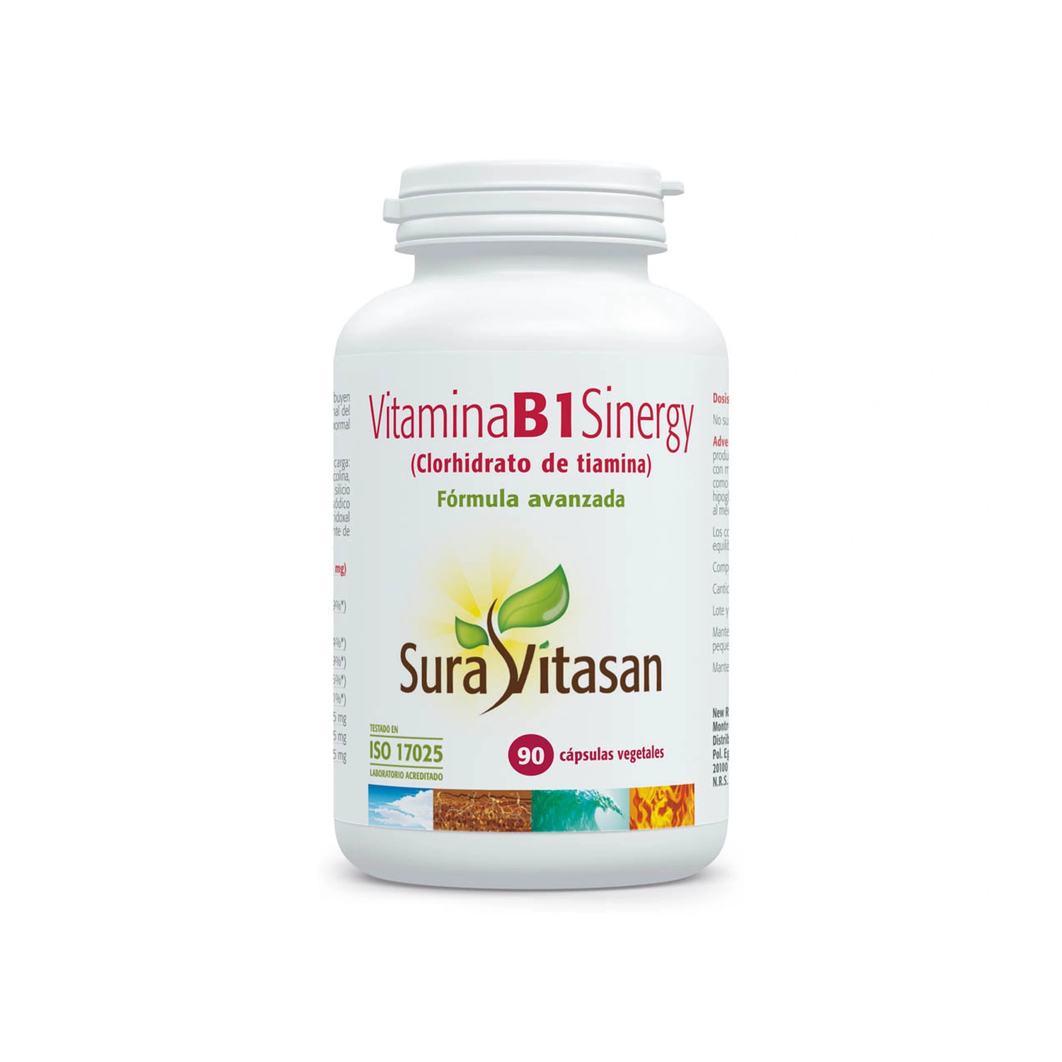 [VB000213] Vitamina B1 Sinergy 90 cápsulas Sura Vitasan