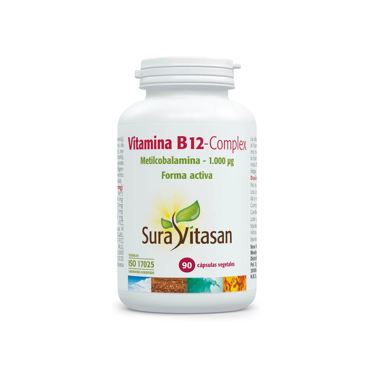 Vitamina B12 Complex 90 cápsulas Sura Vitasan