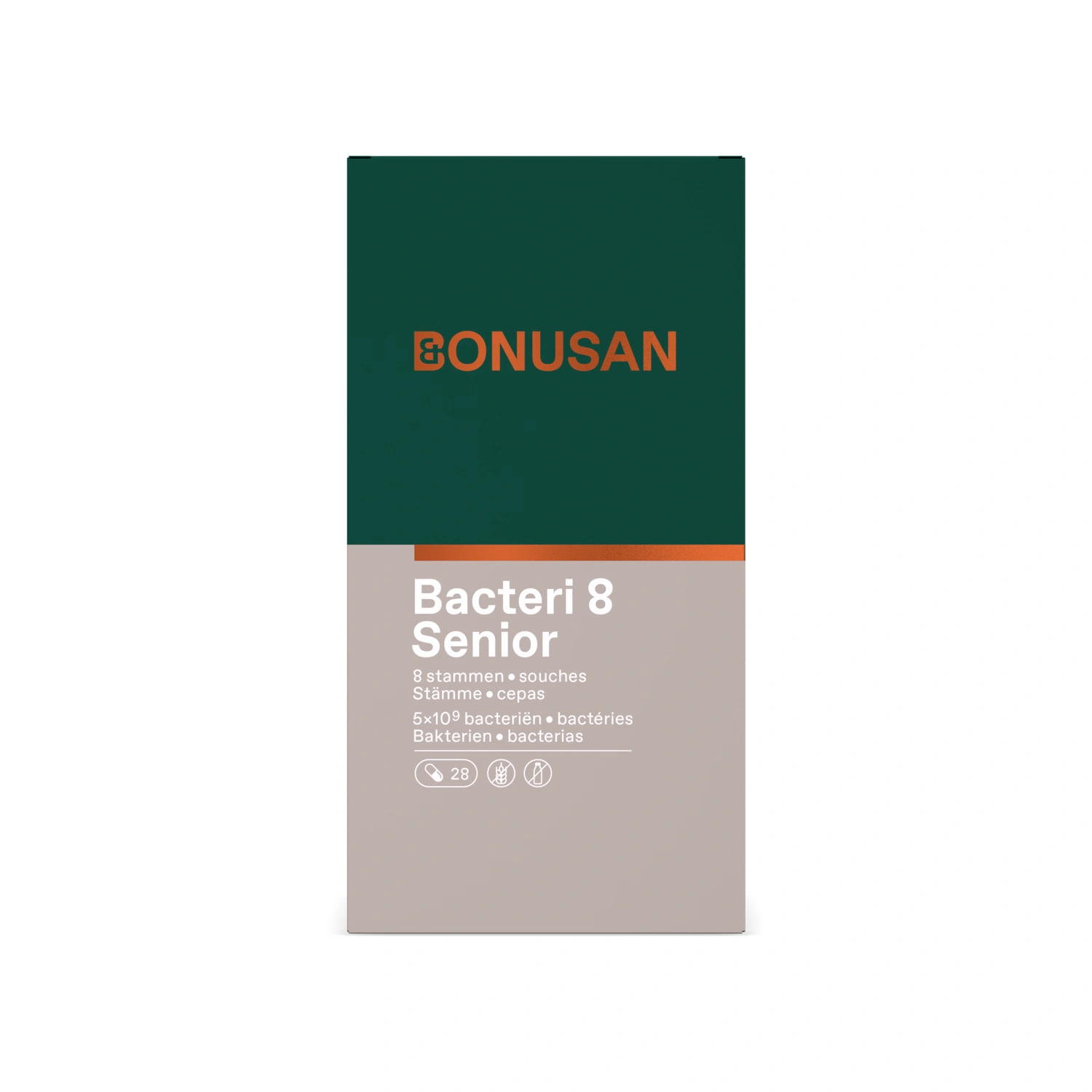 Bacteri 8 Senior 28 cápsulas gastrorresistentes Bonusan