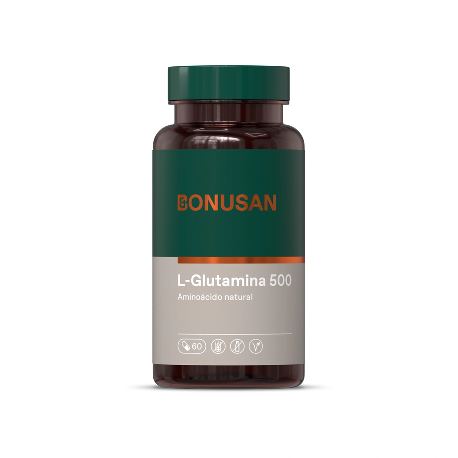 L-Glutamina 500 60 cápsulas Bonusan