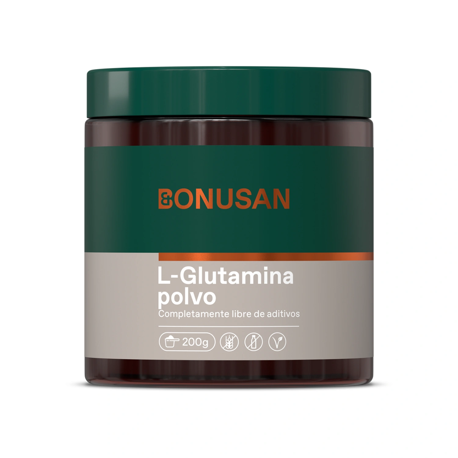 L-Glutamina polvo 200 g Bonusan