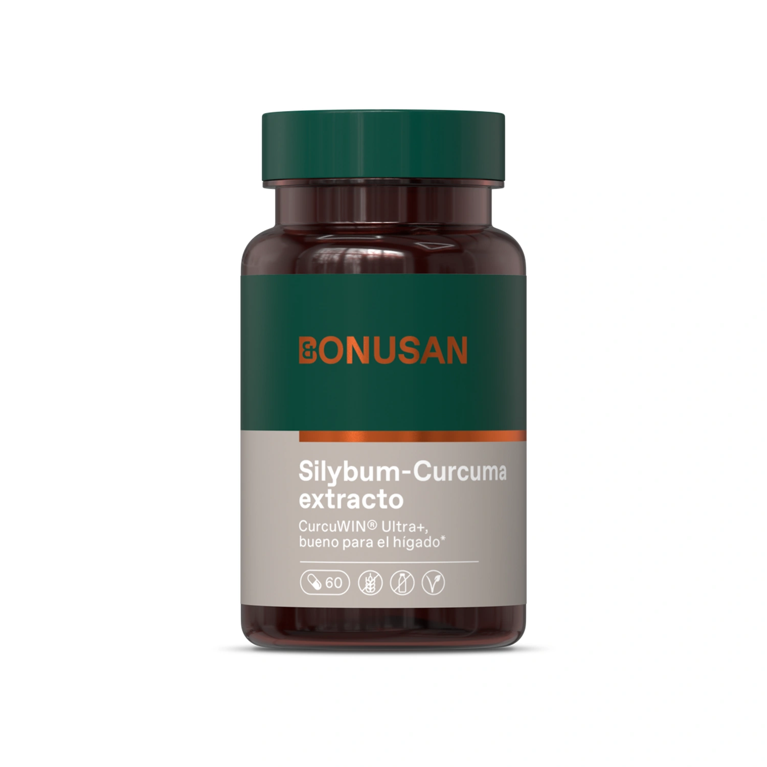 Silybum-Cúrcuma extracto 60 cápsulas Bonusan