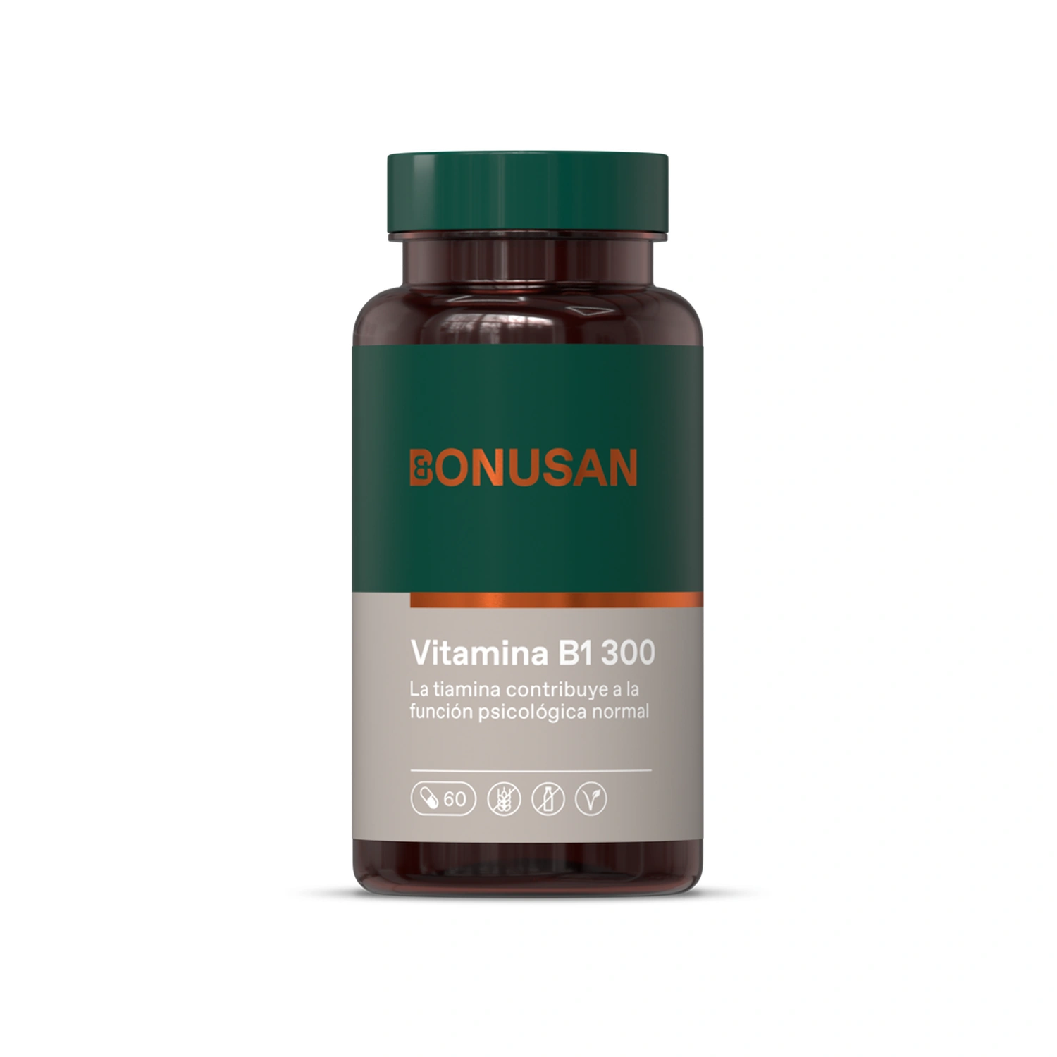 Vitamina B1 300 60 cápsulas Bonusan