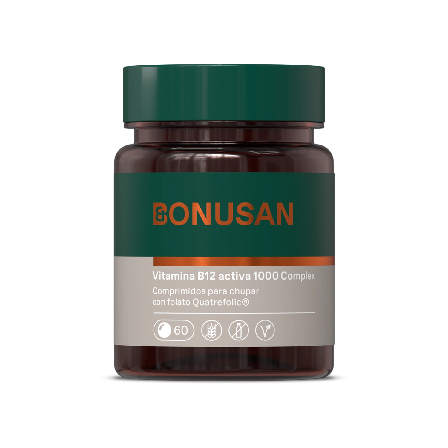 Vitamina B12 activa 1000 Complex 60 comprimidos Bonusan