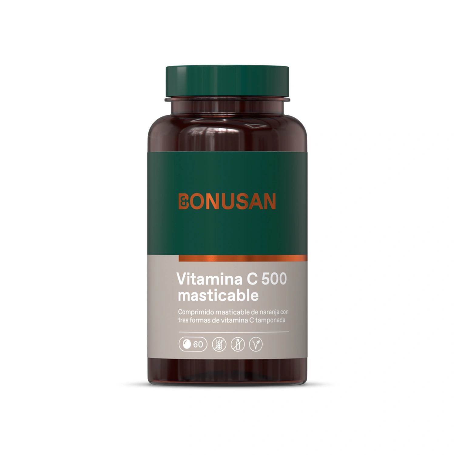 Vitamina C 500 masticable 60 comprimidos masticables Bonusan