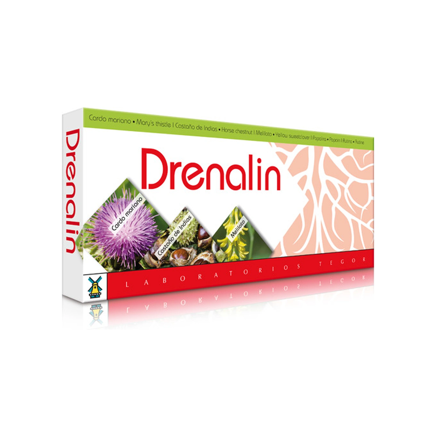 Drenalin 10 viales de 10 ml Tegor