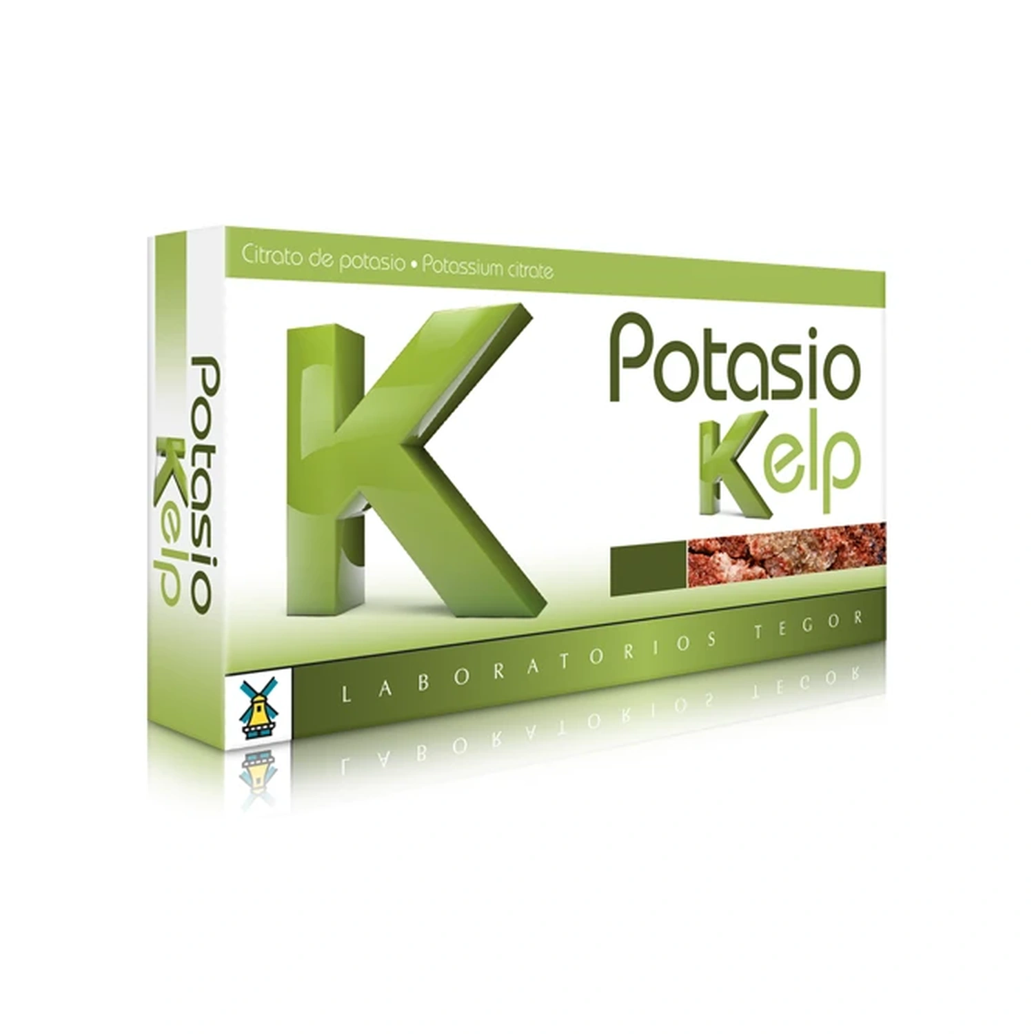 Potasio Kelp 40 cápsulas Tegor
