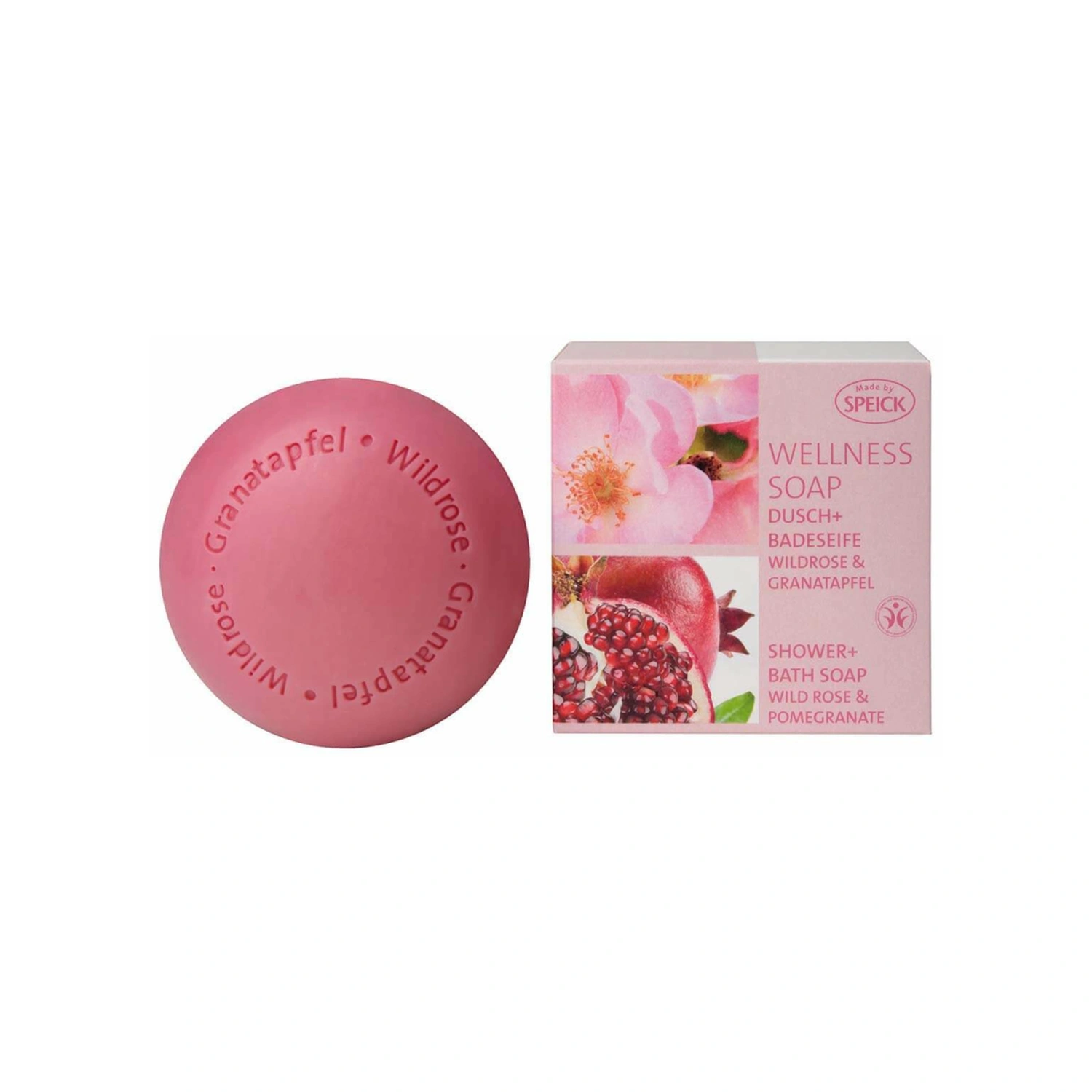 Jabón Wellness de rosa silvestre y granada 200 g Speick