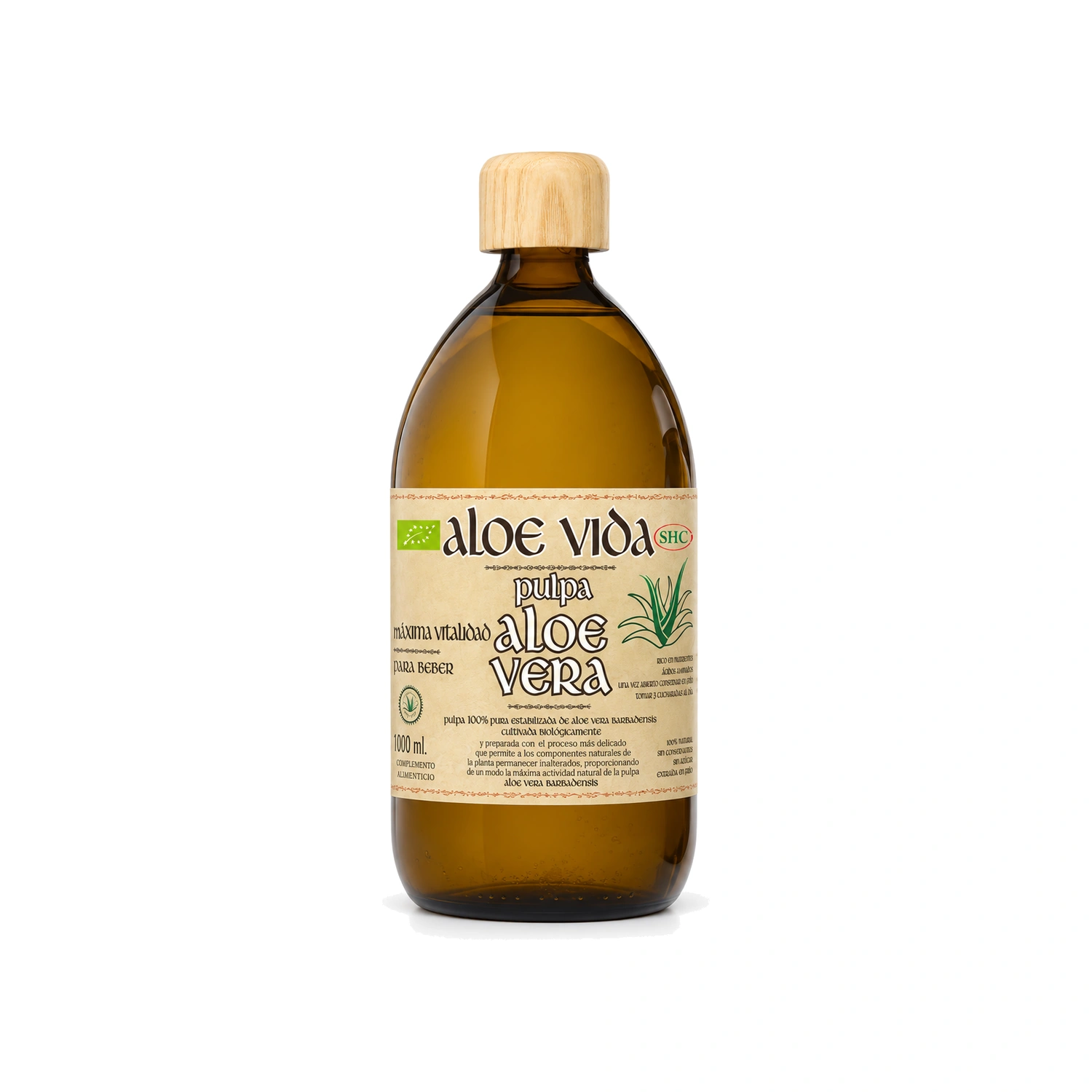 Pulpa de aloe vera 1 L Aloe Vida