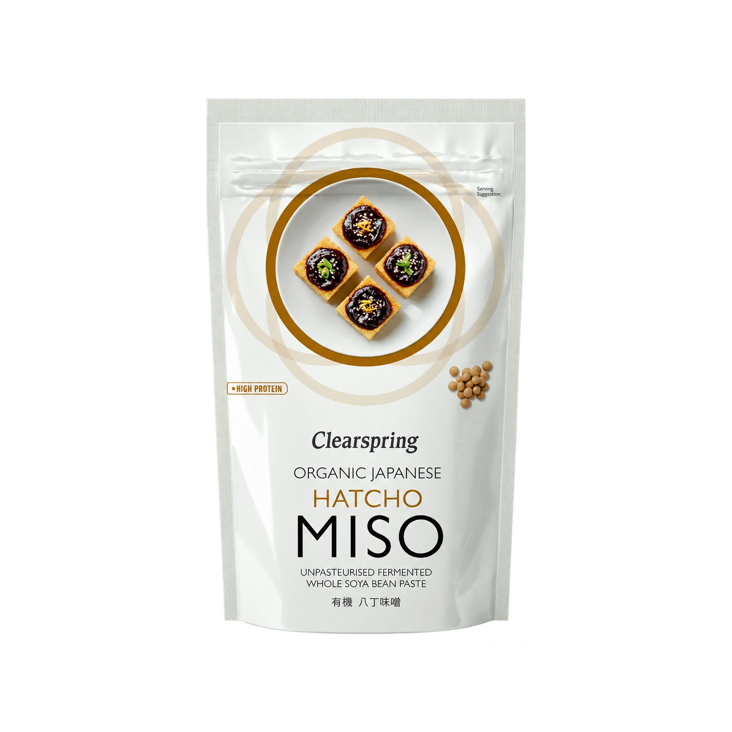 Miso hatcho no pasteurizado Bio 300 g Clearspring