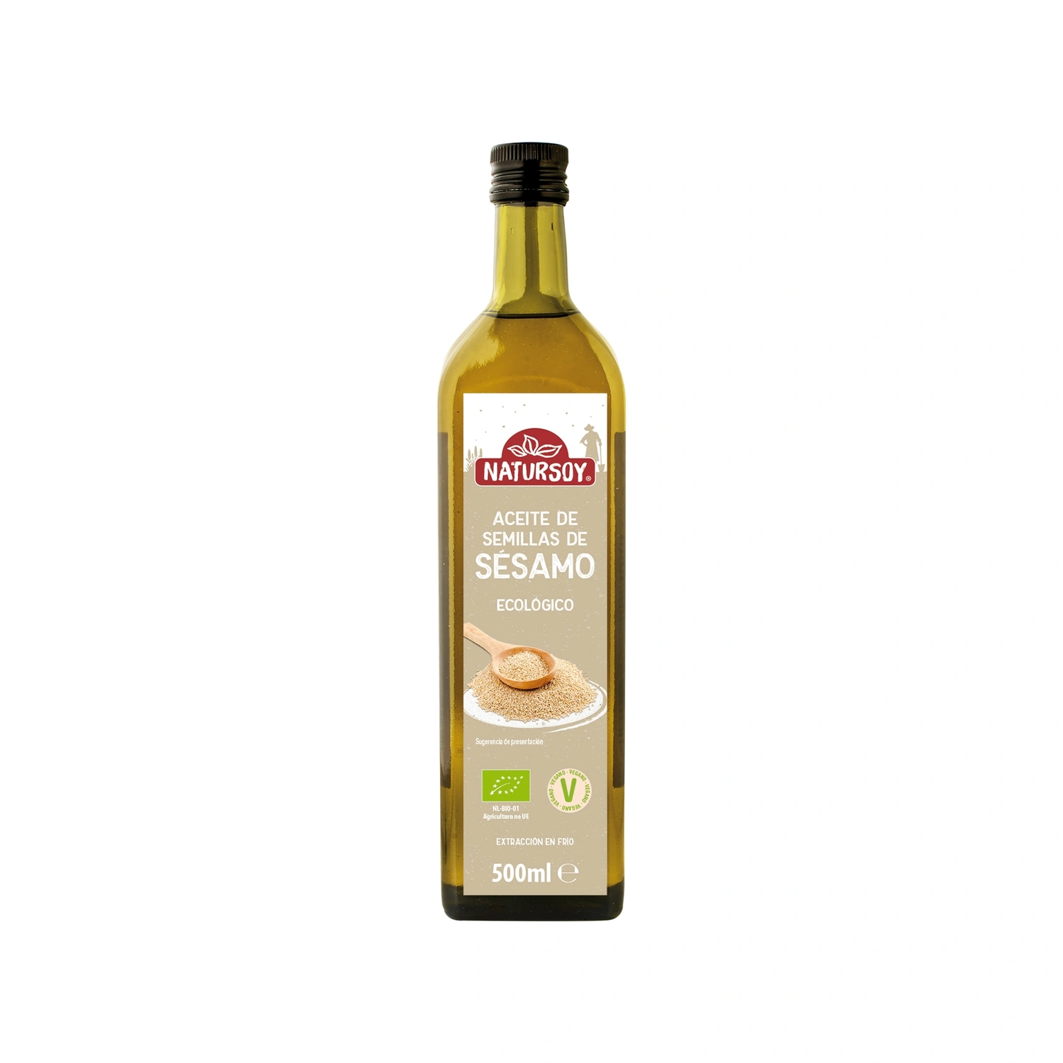 Aceite de sésamo Bio 500 ml Natursoy