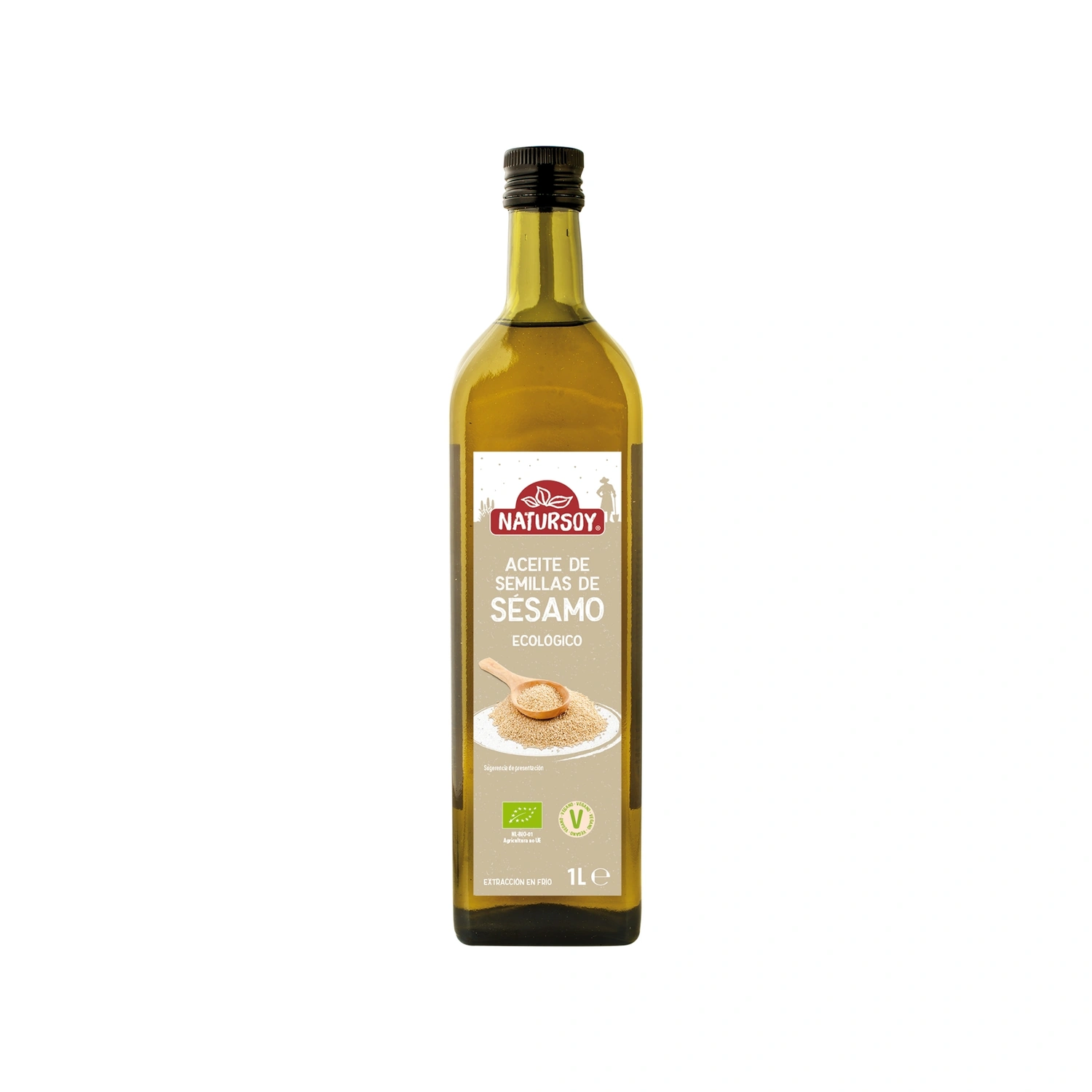 Aceite de sésamo Bio 1 L Natursoy