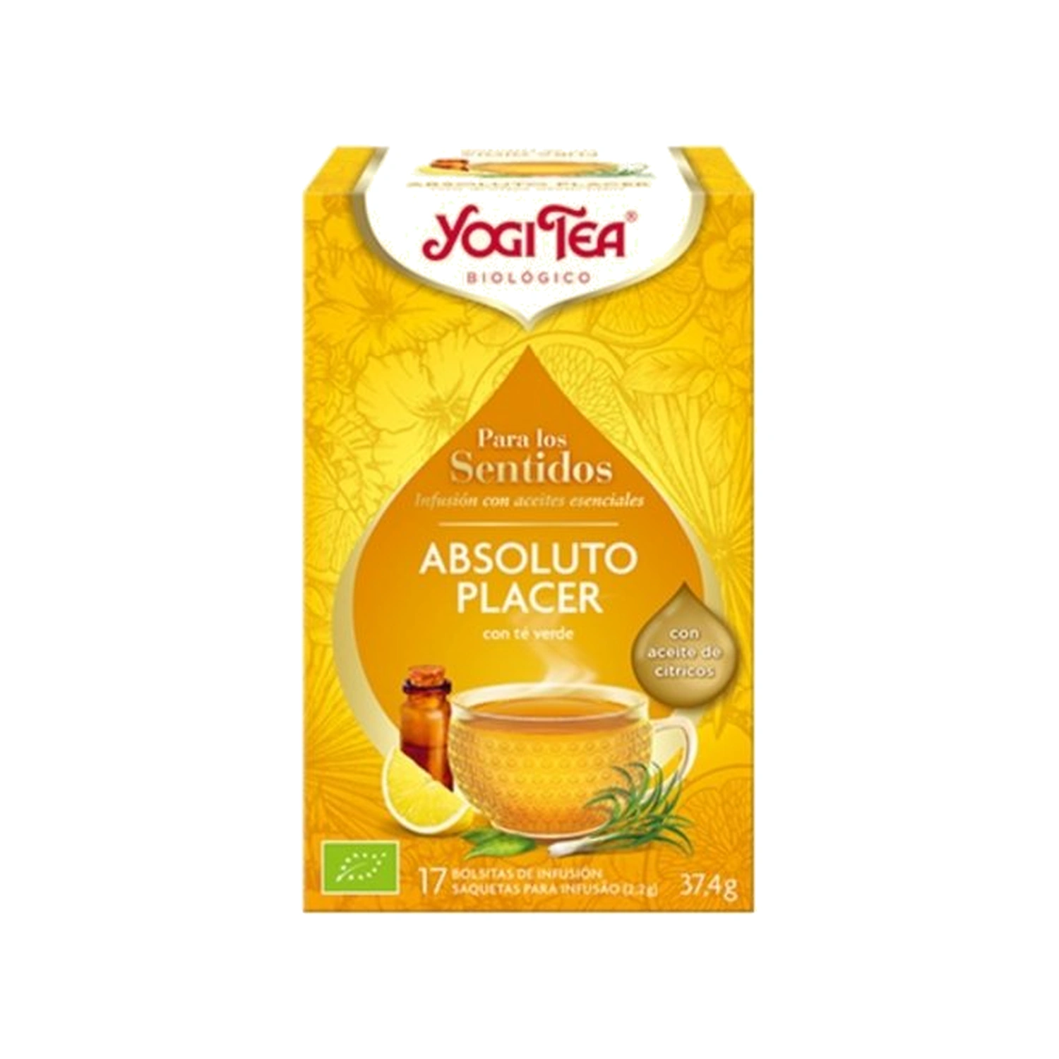 Infusión Absoluto Placer para los Sentidos Bio 17 x 1,8 g Yogi Tea