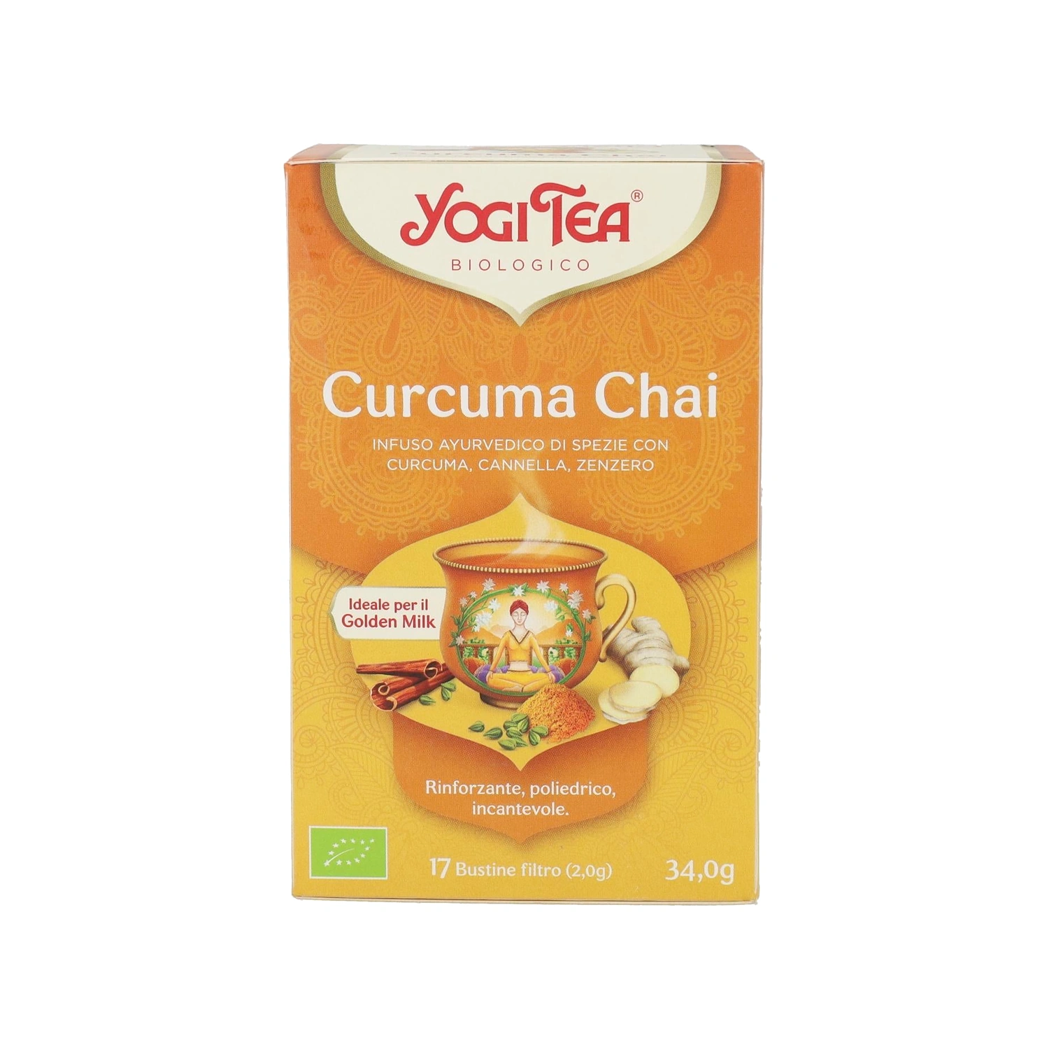 Infusión chai de cúrcuma Bio 17 x 2 g Yogi Tea