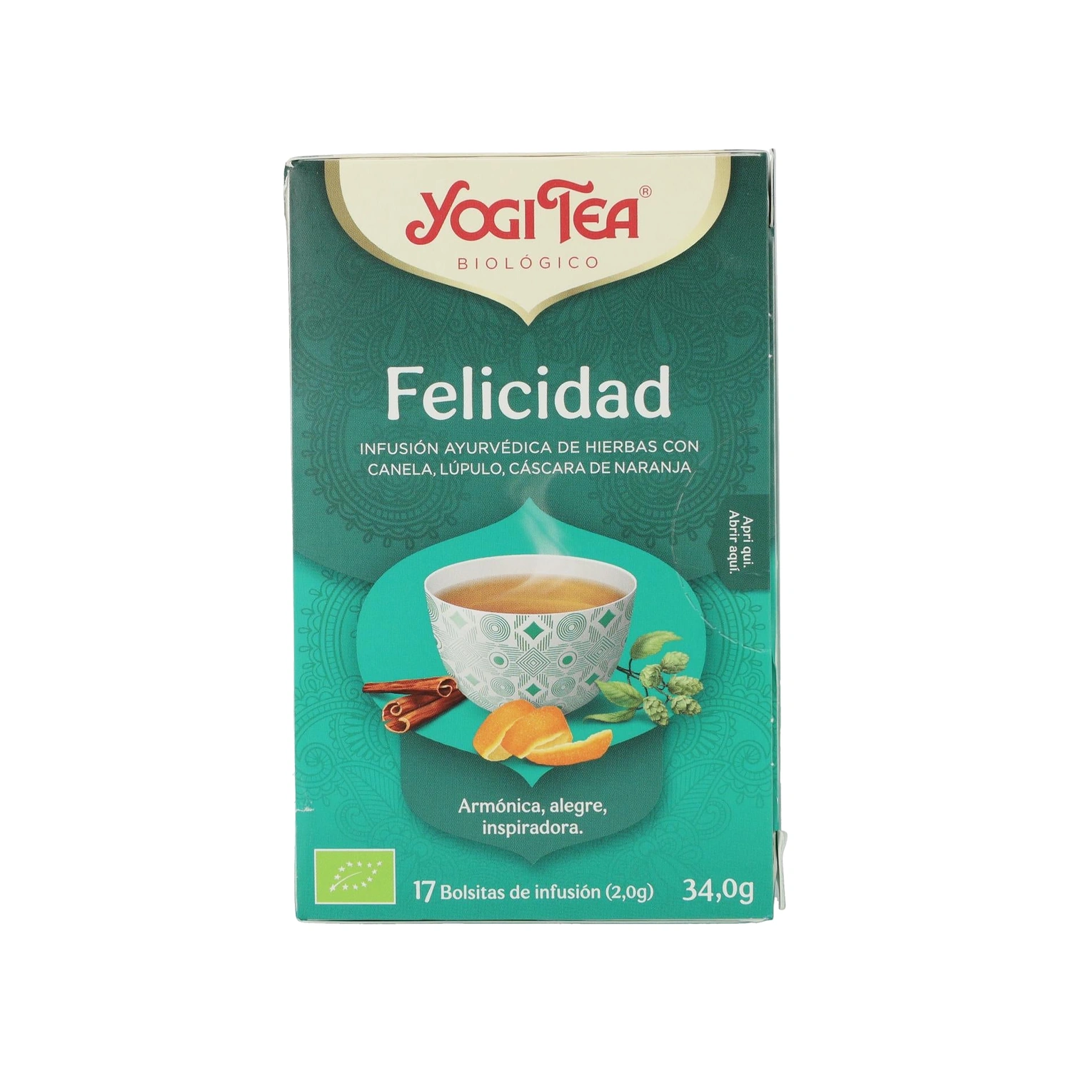 Infusión Felicidad Bio 17 x 1,8 g Yogi Tea