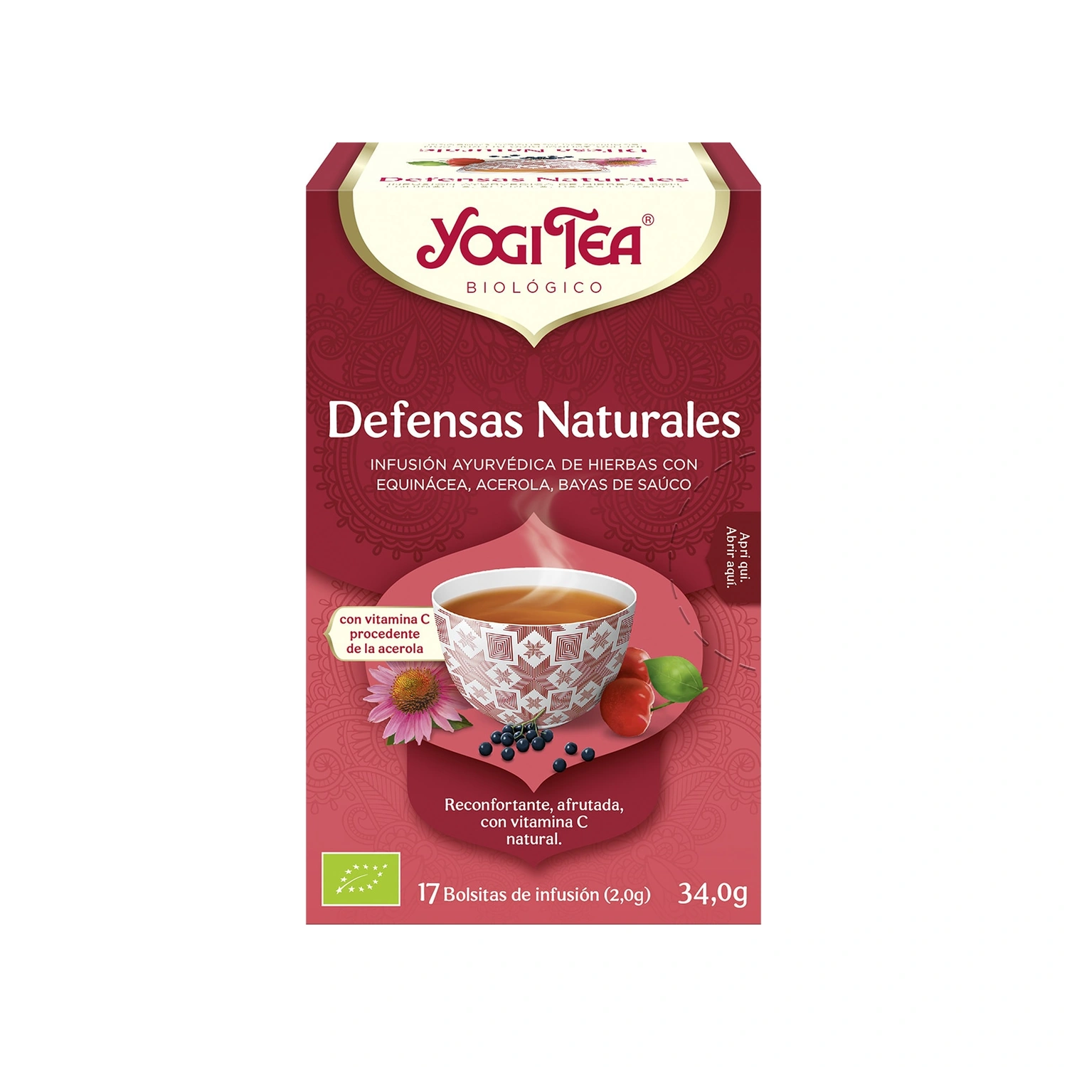Infusión Defensas Naturales Bio 17 x 2 g Yogi Tea