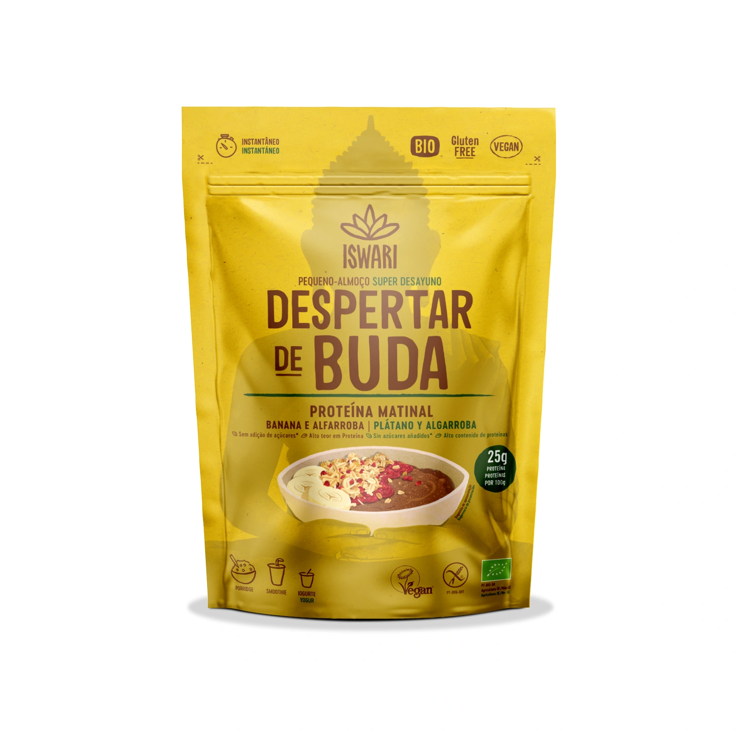 Desayuno Despertar de Buda con proteína matinal Bio 360 g Iswari