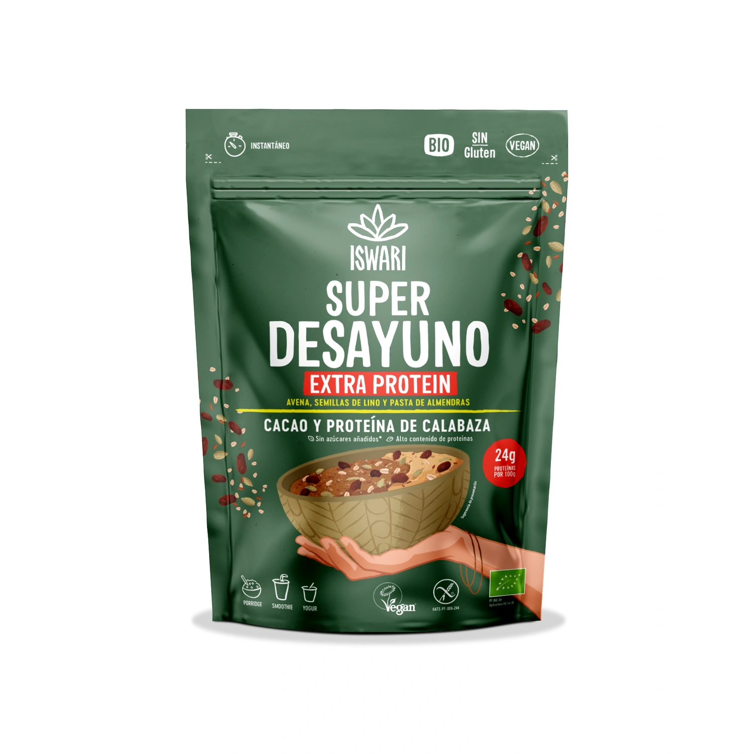 Superdesayuno Extra Protein Bio 360 g Iswari