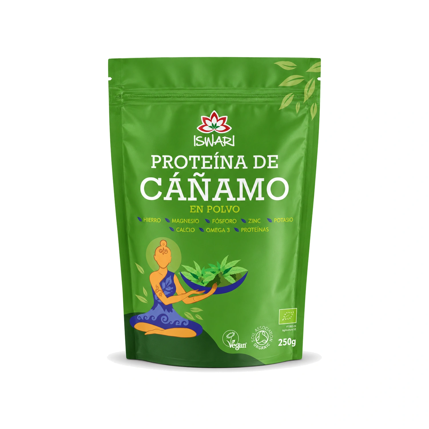 Proteína de cáñamo Bio 250 g Iswari