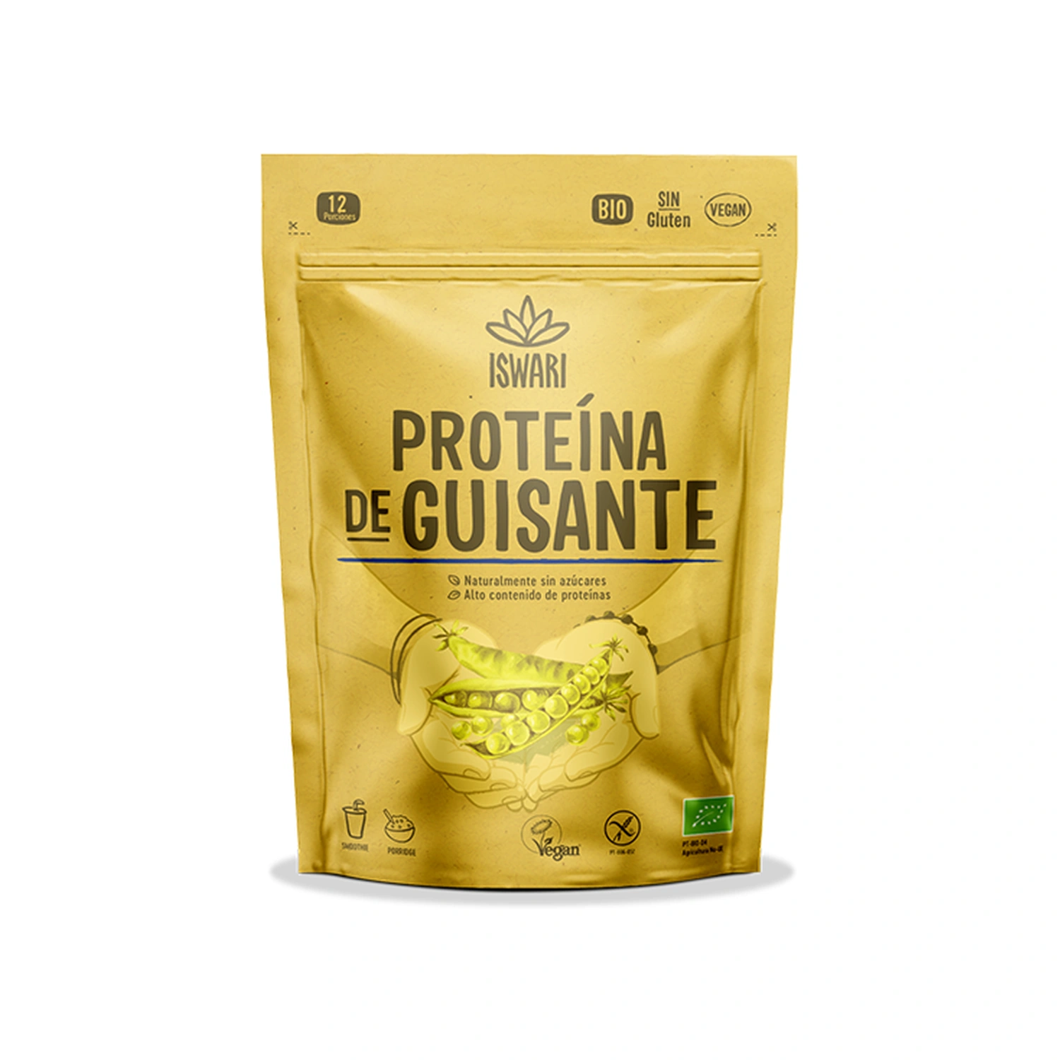 Proteína de guisante Bio 250 g Iswari