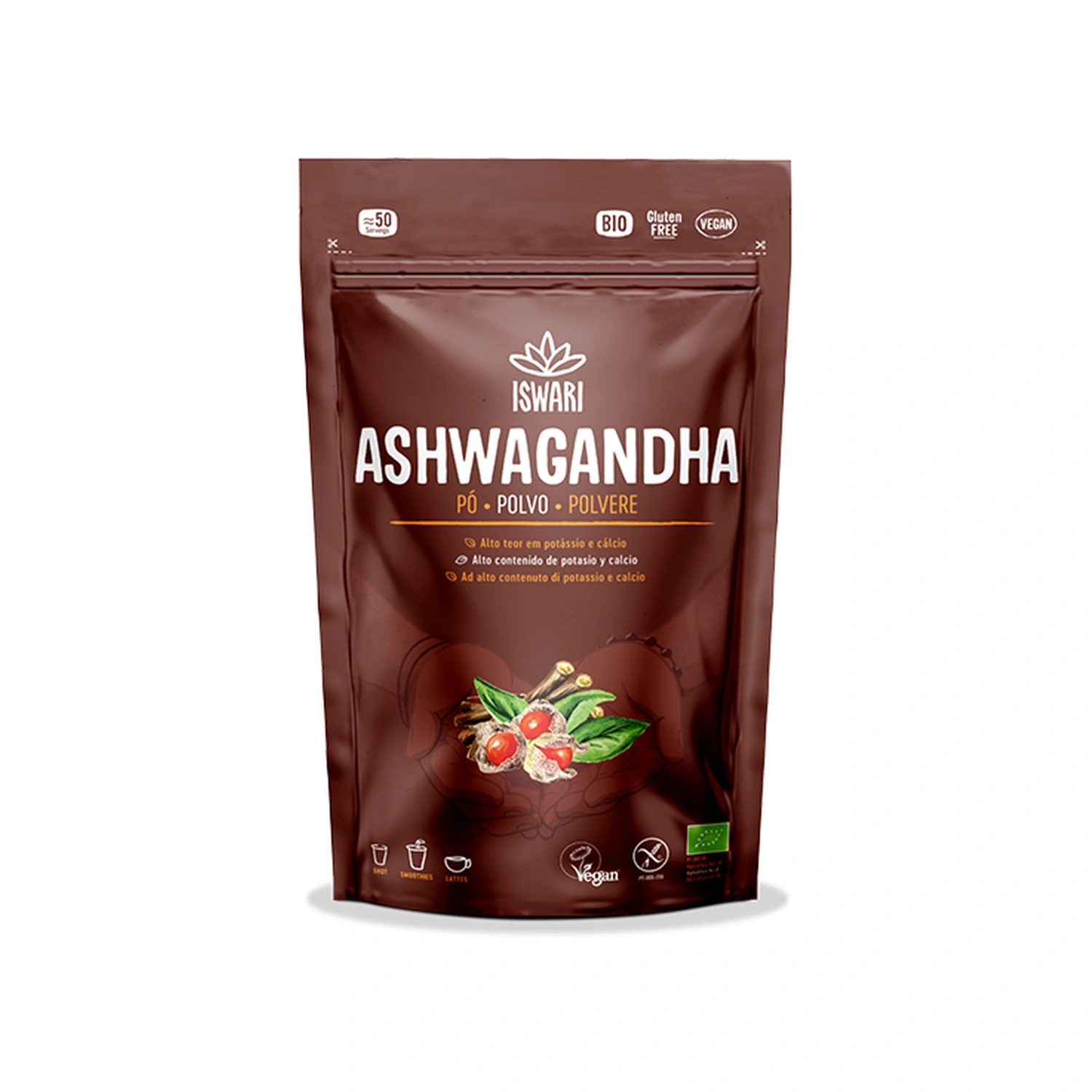 Ashwagandha en polvo Bio 150 g Iswari