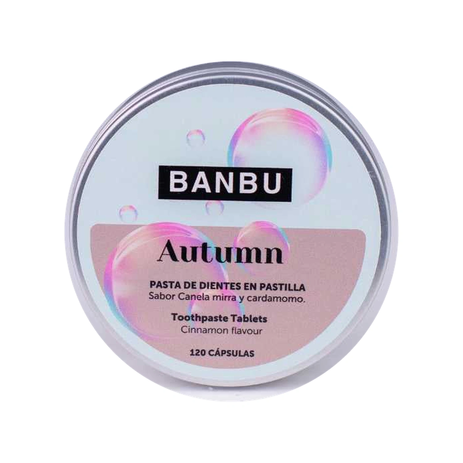 Pasta de dientes en pastillas AUTUMN canela 120 pastillas BANBU